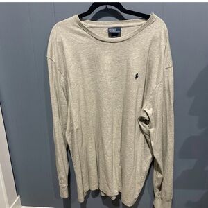 Ralph Lauren Cream Long Sleeve Tee